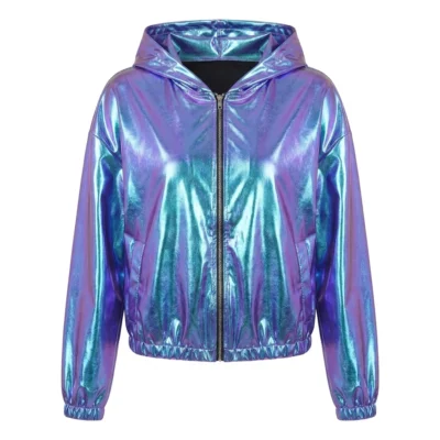 Holographic Hooded Windbreaker