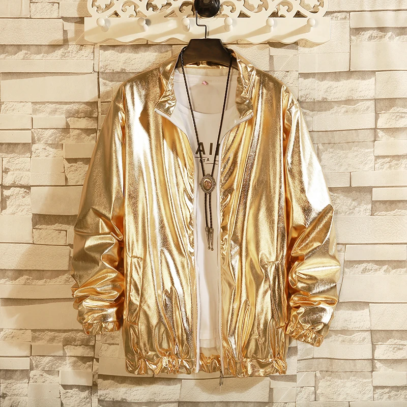 Men’s Metallic Party Windbreaker - Image 2