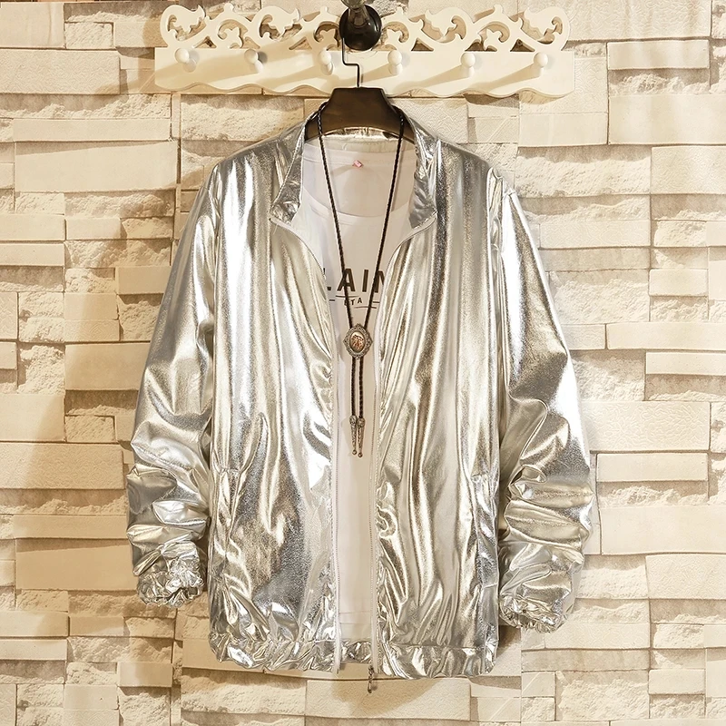 Men’s Metallic Party Windbreaker - Image 3