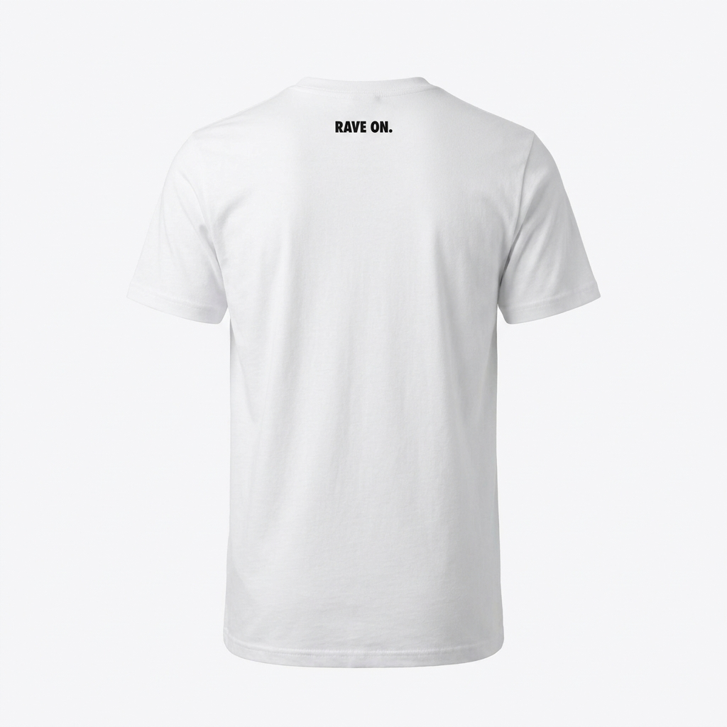 RAVE ON Smiley Tee - Image 2
