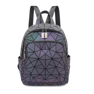 Luminous Geometric Backpack